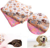 Cute Floral dog paw print pattern soft and comfortable