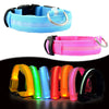 Nylon Solid LED Dog Collar