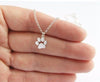 Chokers Necklace Dog Paw Print