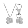 Dog Bone Best Friends Charm Necklace Keychain