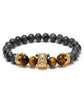 Natural Stone Buddha Bracelets & Bangles Dog SharPei Charm