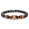 Natural Stone Buddha Bracelets & Bangles Dog SharPei Charm