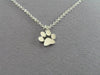 Chokers Necklace Dog Paw Print