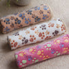 Cute Floral dog paw print pattern soft and comfortable