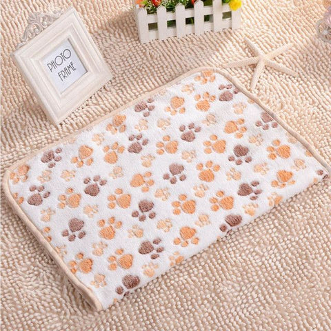 Cute Floral dog paw print pattern soft and comfortable